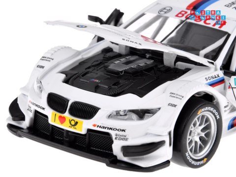 Auto metalowe sportowy model BMW M3 DTM skala 1:32 dźwięki światła ZA4608