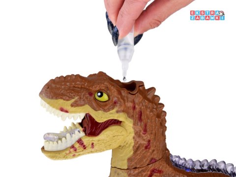 [RC0625 BR] Dinozaur zdalnie sterowany gestem pilot RC 2w1 zieje ryczy świeci