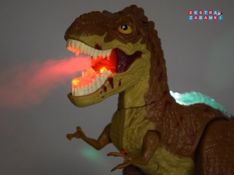 [RC0625 BR] Dinozaur zdalnie sterowany gestem pilot RC 2w1 zieje ryczy świeci