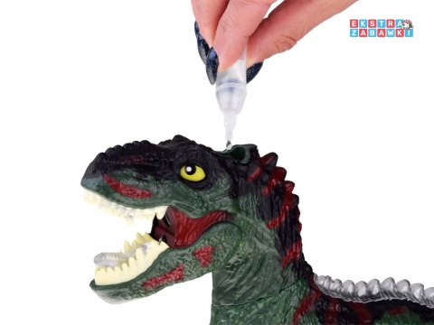 [RC0625 ZI] Dinozaur zdalnie sterowany gestem pilot RC 2w1 zieje ryczy świeci