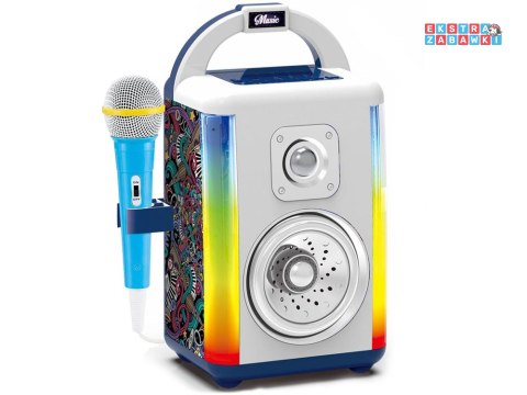 [IN0165] Disco głośnik bezprzewodowy + mikrofon + bluetooth dla dzieci