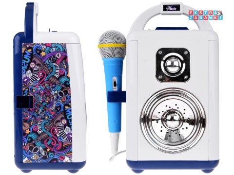 [IN0165] Disco głośnik bezprzewodowy + mikrofon + bluetooth dla dzieci