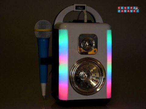 [IN0165] Disco głośnik bezprzewodowy + mikrofon + bluetooth dla dzieci