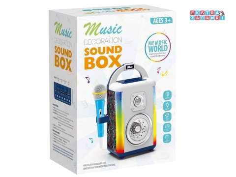 [IN0165] Disco głośnik bezprzewodowy + mikrofon + bluetooth dla dzieci