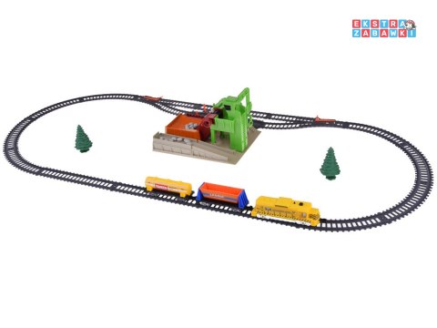 [RC0627] Duża kolejka elektryczna pociąg kamieniołom trasa 320cm