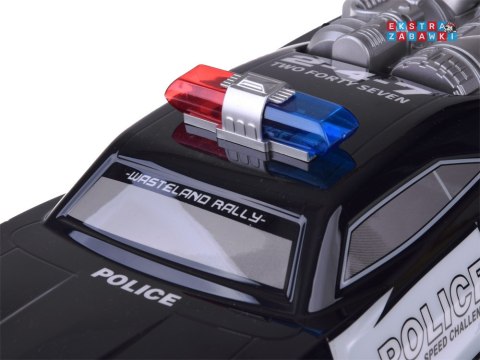 [RC0626] Duże auto sterowane monster truck policja na pilota oświetlenie