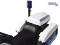 [PA0282] Motocykl BMW Policja na akumulator 2x35W 12V/7Ah kogut kółka boczne sakwy LED - biały
