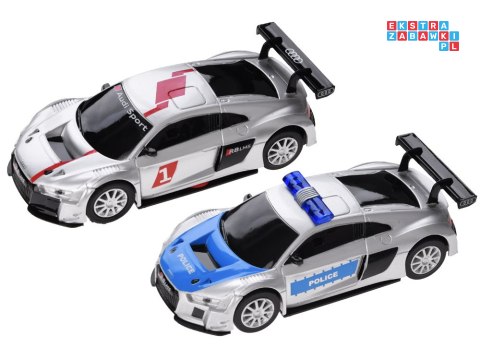 Elektryczny Tor wyścigowy rajdowy samochodowy 2 auta AUDI trasa 8m RC0620