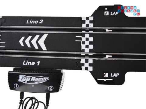 Elektryczny Tor wyścigowy rajdowy samochodowy 2 auta AUDI trasa 8m RC0620