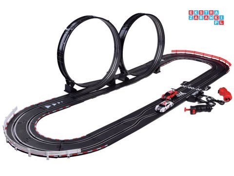 Elektryczny tor rajdowy wyścigowy samochodowy 2 auta AUDI 4,5m RC0619