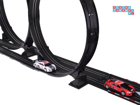 Elektryczny tor rajdowy wyścigowy samochodowy 2 auta AUDI 4,5m RC0619