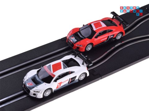 Elektryczny tor rajdowy wyścigowy samochodowy 2 auta AUDI 4,5m RC0619
