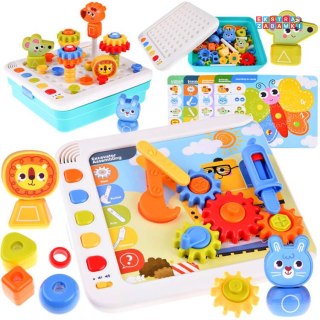 [ZA4652] Hola interaktywny panel nauka emocji liczb figur Montessori