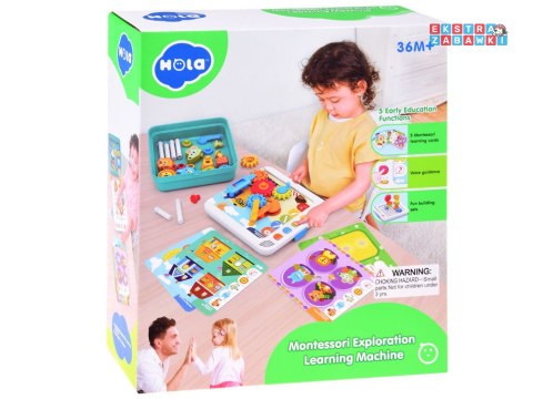 [ZA4652] Hola interaktywny panel nauka emocji liczb figur Montessori