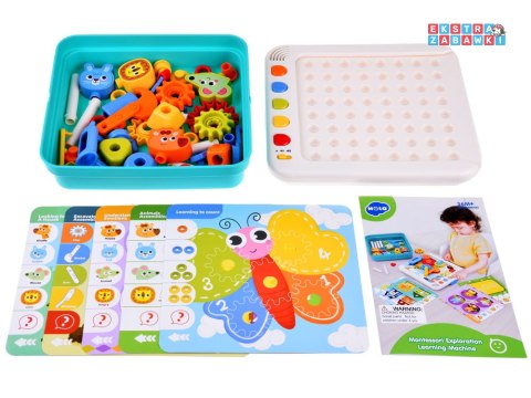 [ZA4652] Hola interaktywny panel nauka emocji liczb figur Montessori