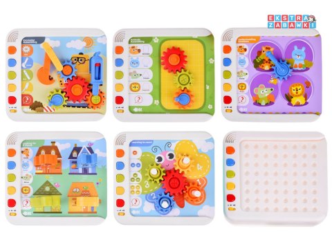 [ZA4652] Hola interaktywny panel nauka emocji liczb figur Montessori