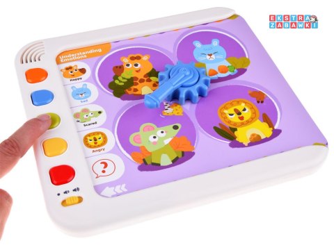 [ZA4652] Hola interaktywny panel nauka emocji liczb figur Montessori