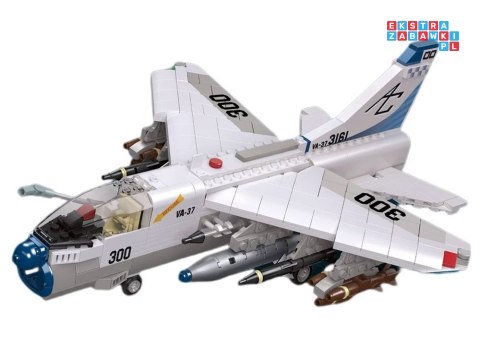 Klocki konstrukcyjne samolot szturmowy 683-elementy ZA4622