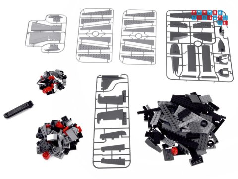 Klocki techniczne Samolot bojowy P-51 Mustang Fighter 256 ele ZA4624