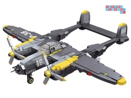[ZA4623] Klocki techniczne samolot bojowy myśliwiec P-38 937 el.