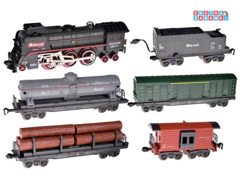 [RC0622] Kolejka elektryczna pociąg 185x99cm dymi paruje efekt dźwiękowy