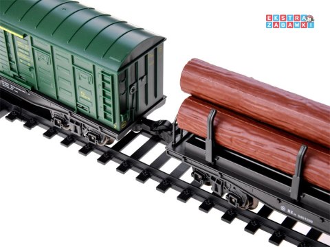 [RC0622] Kolejka elektryczna pociąg 185x99cm dymi paruje efekt dźwiękowy