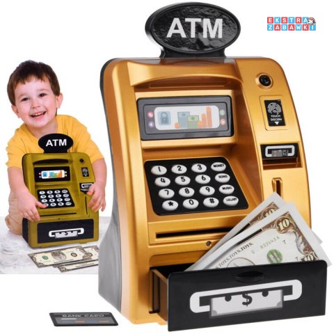 [ZA4752] Muzyczny bankomat bank skarbonka dla dzieci