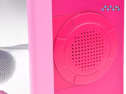 [IN0166] Muzyczny głośnik różowy Boombox dla dzieci z mikrofonem