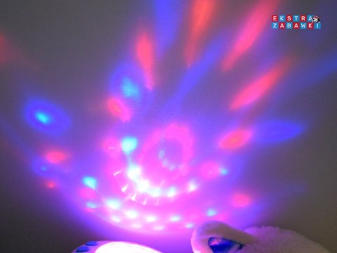 [ZA4797] Projektor owieczka lampka maskotka pluszak gwiazdki kołysanki szum