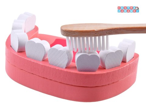 [ZA4718] Zestaw mały dentysta drewniany akcesoria