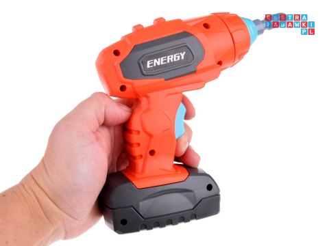 Zestaw Skrzynka majsterkowicza Narzędzia Wkrętarka Śruby 298ele ZA4642