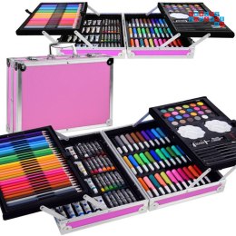 [AP0005 RO] Zestaw artystyczny do malowania w walizce 145 el.