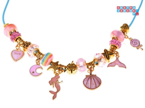 Zestaw do robienia bransoletek koraliki zawieszki charmsy ZA4692