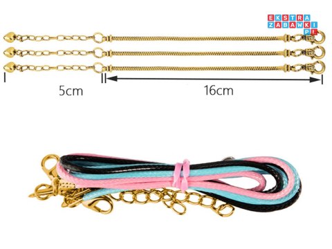 Zestaw do robienia bransoletek koraliki zawieszki charmsy ZA4692