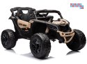 [PA0299] Buggy Can-Am Maverick 4x4 800W na akumulator 4x200W 24V/5Ah EVA ekoskóra - beżowy