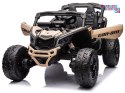 [PA0299] Buggy Can-Am Maverick 4x4 800W na akumulator 4x200W 24V/5Ah EVA ekoskóra - beżowy