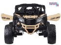 [PA0299] Buggy Can-Am Maverick 4x4 800W na akumulator 4x200W 24V/5Ah EVA ekoskóra - beżowy