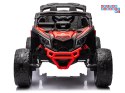 [PA0299] Buggy Can-Am Maverick 4x4 800W na akumulator 4x200W 24V/5Ah EVA ekoskóra - czerwony