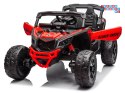 [PA0299] Buggy Can-Am Maverick 4x4 800W na akumulator 4x200W 24V/5Ah EVA ekoskóra - czerwony
