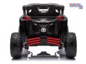 [PA0299] Buggy Can-Am Maverick 4x4 800W na akumulator 4x200W 24V/5Ah EVA ekoskóra - czerwony