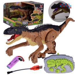 [RC0632 BR] Brązowy dinozaur prehistoryczna zabawka sterowana na pilota