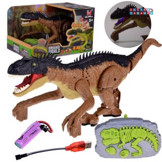 [RC0632 BR] Brązowy dinozaur prehistoryczna zabawka sterowana na pilota