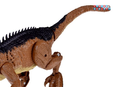 [RC0632 BR] Brązowy dinozaur prehistoryczna zabawka sterowana na pilota