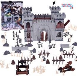 [ZA4961] Figurki żołnierzyki z akcesoriami rycerze piraci 302 el.