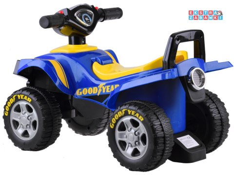 [ZA4988 NI] Jeździk Quad Goodyear pojazd z dźwiękiem i światłem