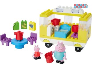 [ZA4903] Konstrukcyjne klocki kamper Świnka Peppa tata 52 el.