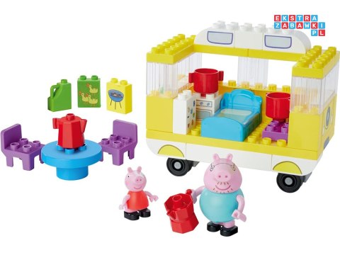 Konstrukcyjne Klocki Kamper Świnka Peppa tata 52-elm. ZA4903
