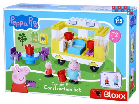 Konstrukcyjne Klocki Kamper Świnka Peppa tata 52-elm. ZA4903