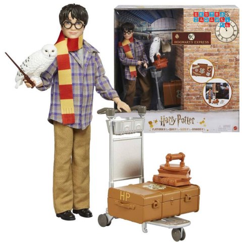 [ZA4930] Mattel lalka Harry Potter na peronie sowa Hedwiga GXW31