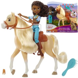 [ZA4925] Mattel Spirit Mustang duch wolności lalka Pru koń HFB90